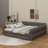 King Size Daybed Equipped With 2 Drawers For Storage, Upholstered Daybed With USB, Platform Bed Suitable For Bedroom-1424839665