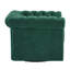 Fauteuil club pivotant rembourré Danyiel Chesterfield