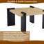 Table basse 31,5 po Sleek Wood Grain pour salon ou bureau-1107595915
