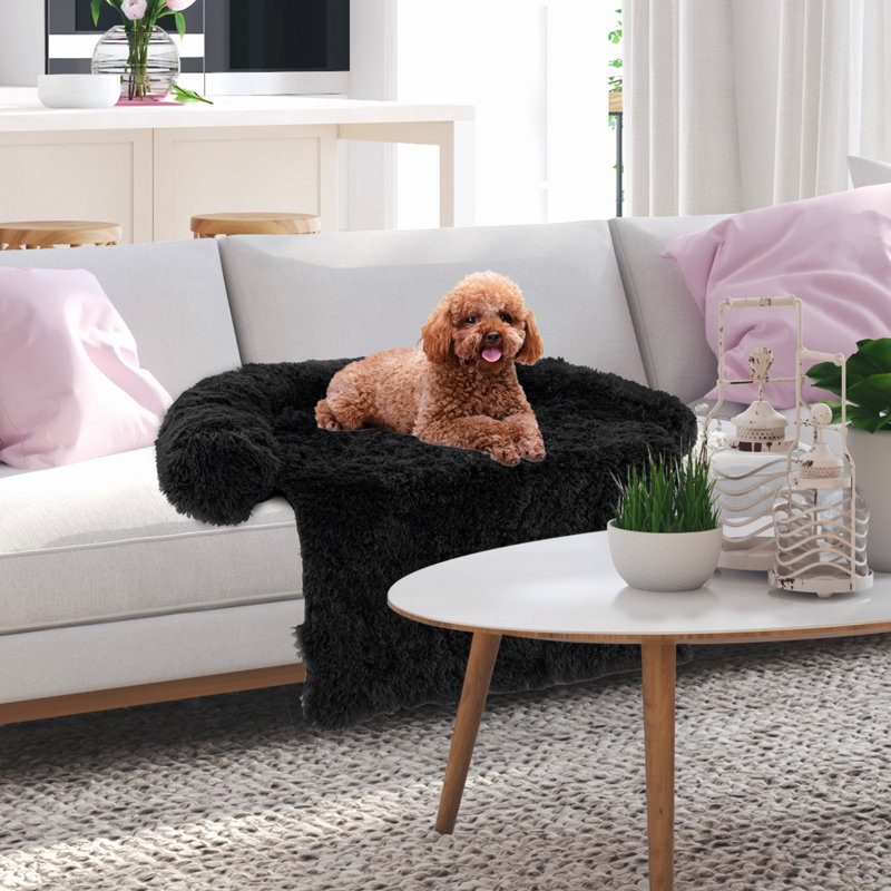 Arrigo Carpet Pet Bed, 16cm H x 101cm W x 89cm D, Black