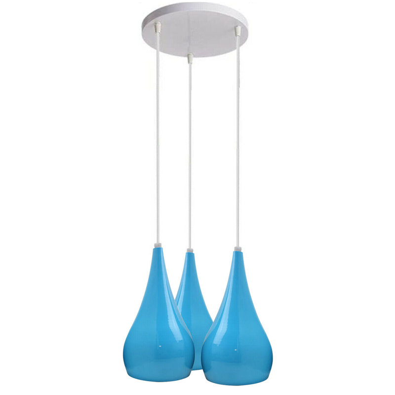 Bohuslava 3 - Light White Pendant, Blue