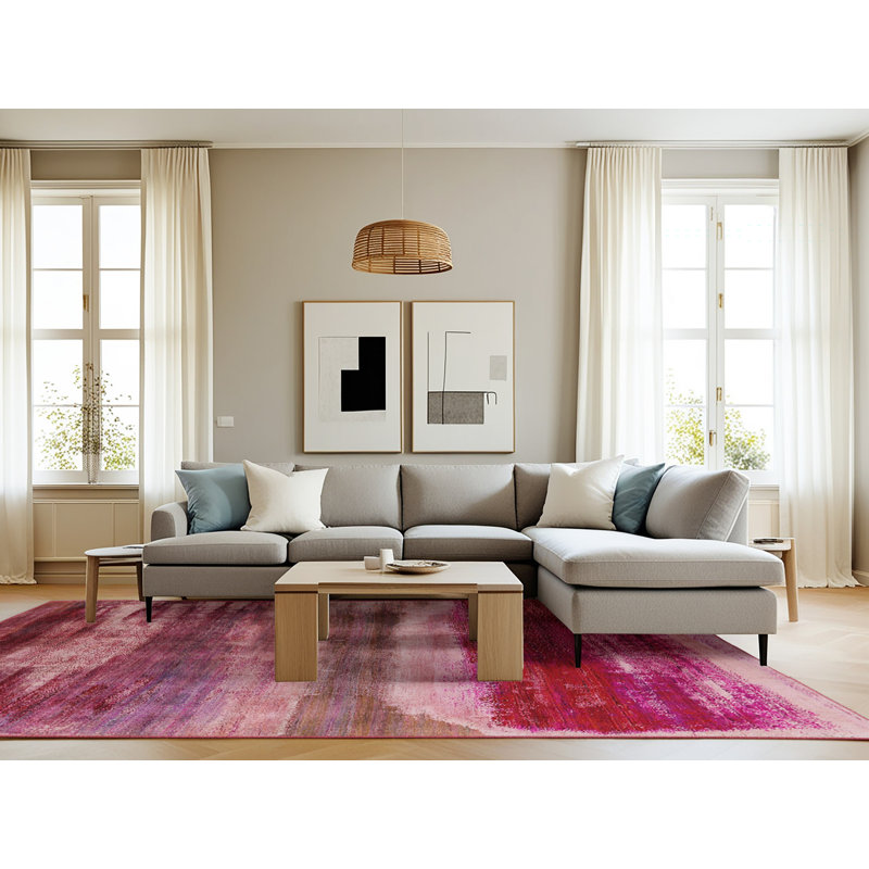 Abstract Indoor Rug, Rectangle 8' x 10'