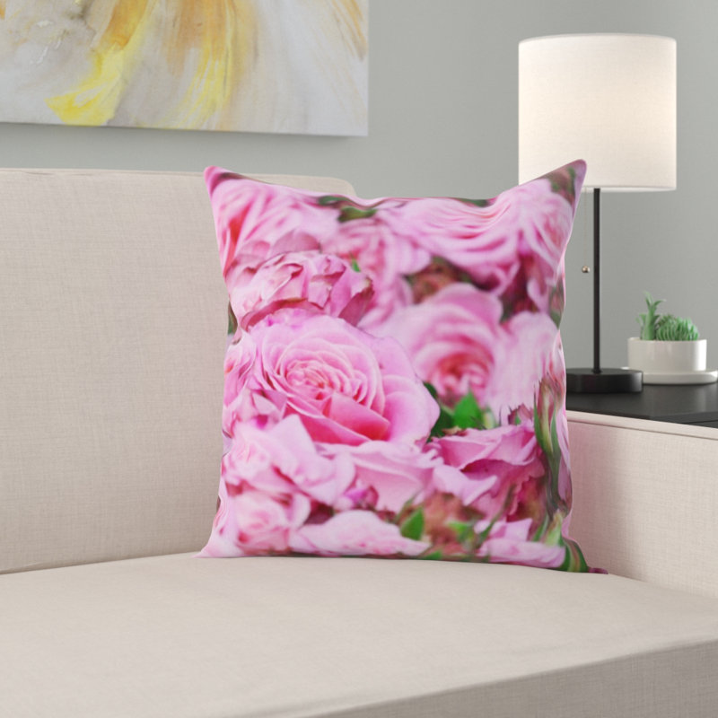 Coussin roses