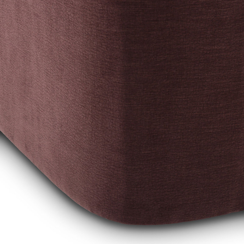 Topanga Swivel Armchair, Laughlin Plum Polyester Blend