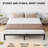 Heavy Duty Metal Platform Bed Frame –6 Inch Height-1491971431