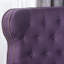 Fauteuil inclinable avec accoudoirs roulés prune Accents