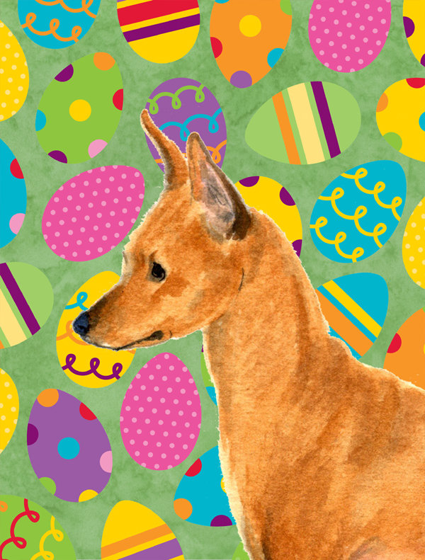 Drapeau de jardin Atara, Pinscher nain (beige)