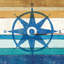 «Beachscape Series: Compass I», impression sur toile-20824781-72798898-72798904