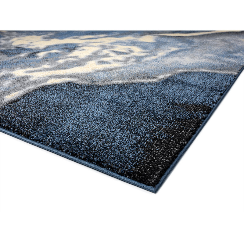 Tapis bleu Ferrell, Rectangle 7 pi 9 po x 9 pi 11 po
