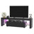 Manjesh  63'' Media Console, TV Stand for TV up to 70",Entertainment Center with LED Lights-633386164