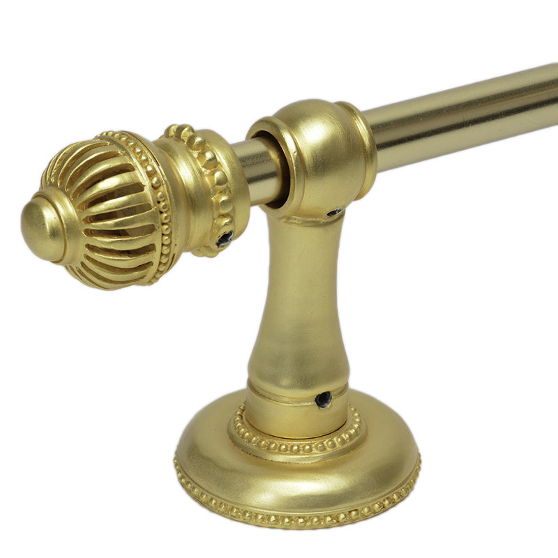 Cricket Cage 24 inches c.c. {approximately} towel bar 5/8 smooth center in Oil Rub Bronze, 2.5" H x 41.25" W x 4.38" D, Gold