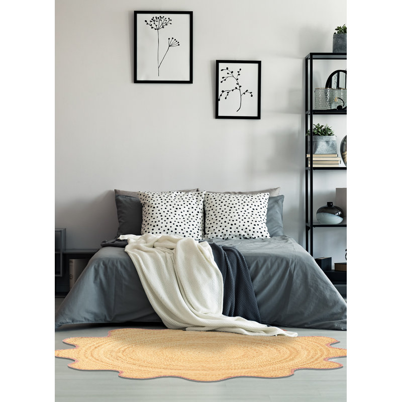 Palas Denizli Tan Rug 3'2" x 3'2"