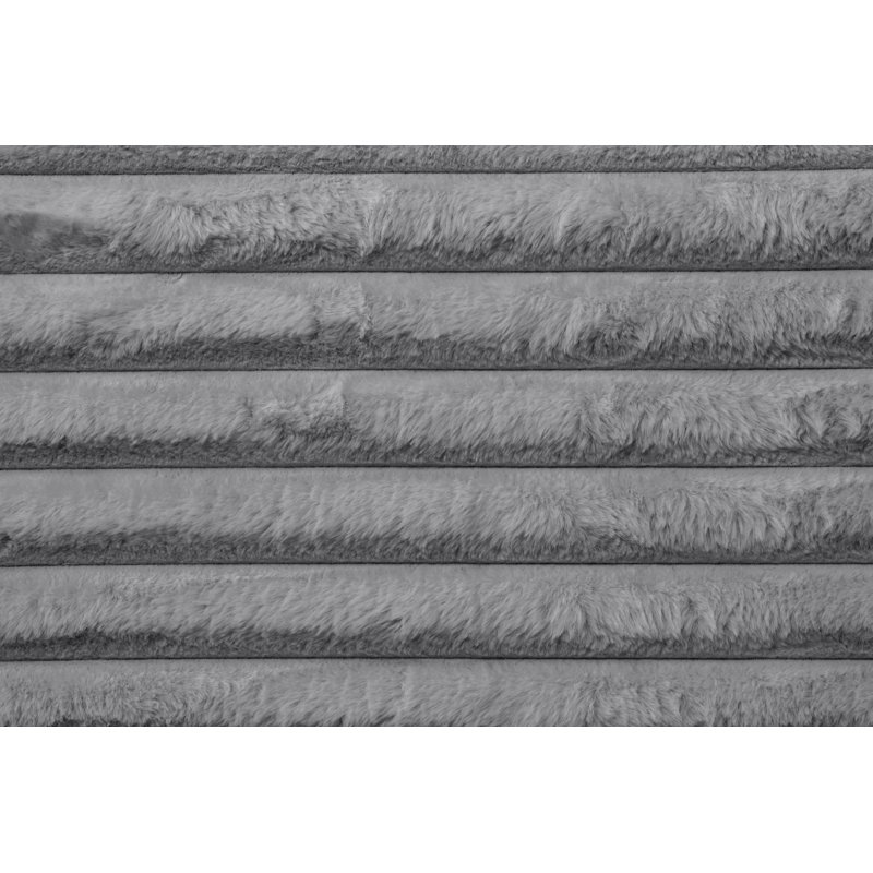 Méridienne extra large Plush, Gris foncé