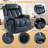 Breathable Leather Dual Motor Assist Power Lift Recliner Chair With Heating And Massage, Lay Flat Power Recliner For The Elderly-1216537718