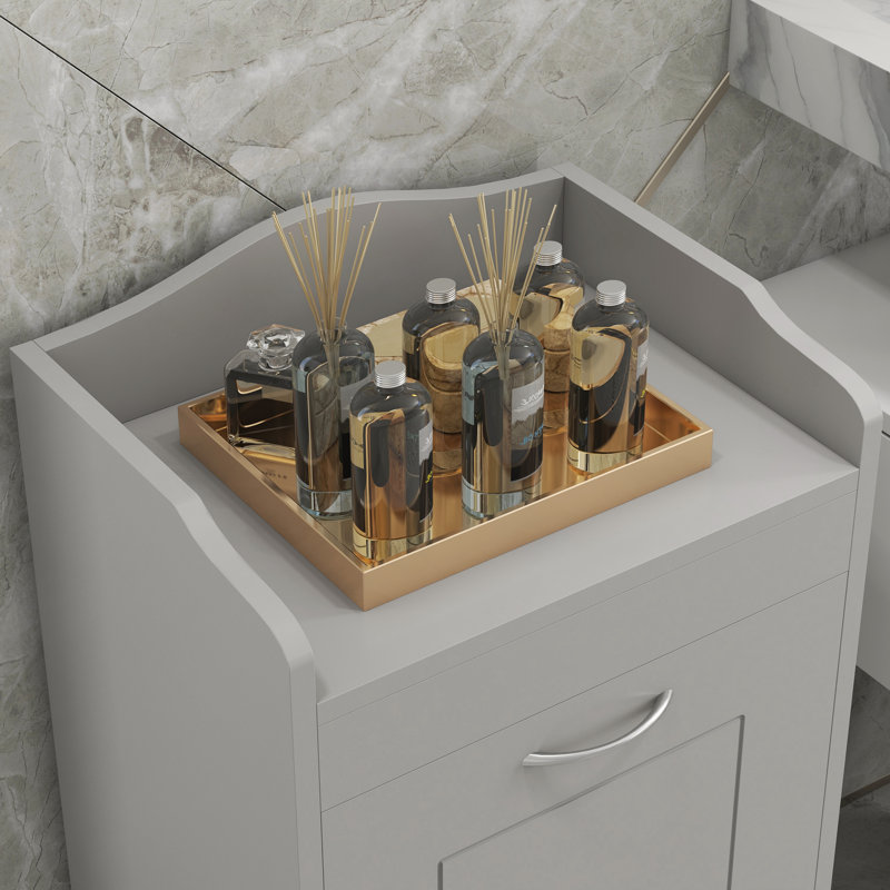 Rangement pour salle de bain Cabinet, Gris