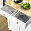 Buffet, armoire de cuisine à porte, rangement pour bar et tiroirs, tablette réglable