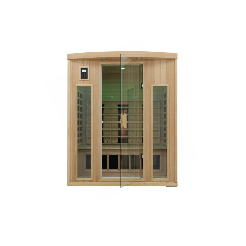 Indoor 3-Person Hemlock Far-Infrared Sauna