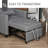 Convertible Sofa Lounger Chair Bed Multi-Functional Sleeper Recliner
