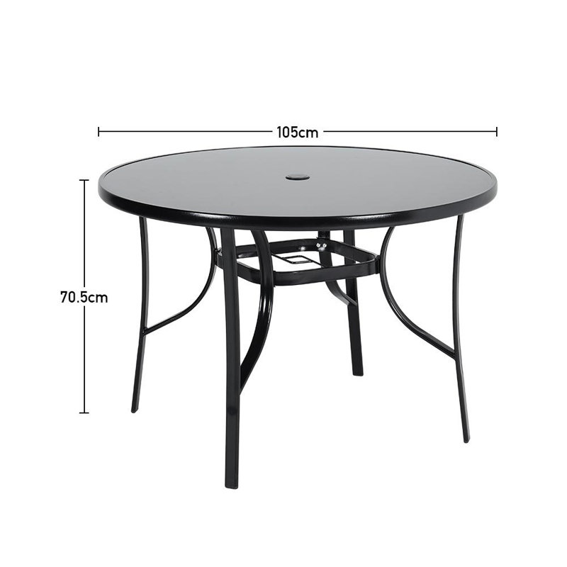 Hohensee 2 - Person Patio Dining Set with Round Table