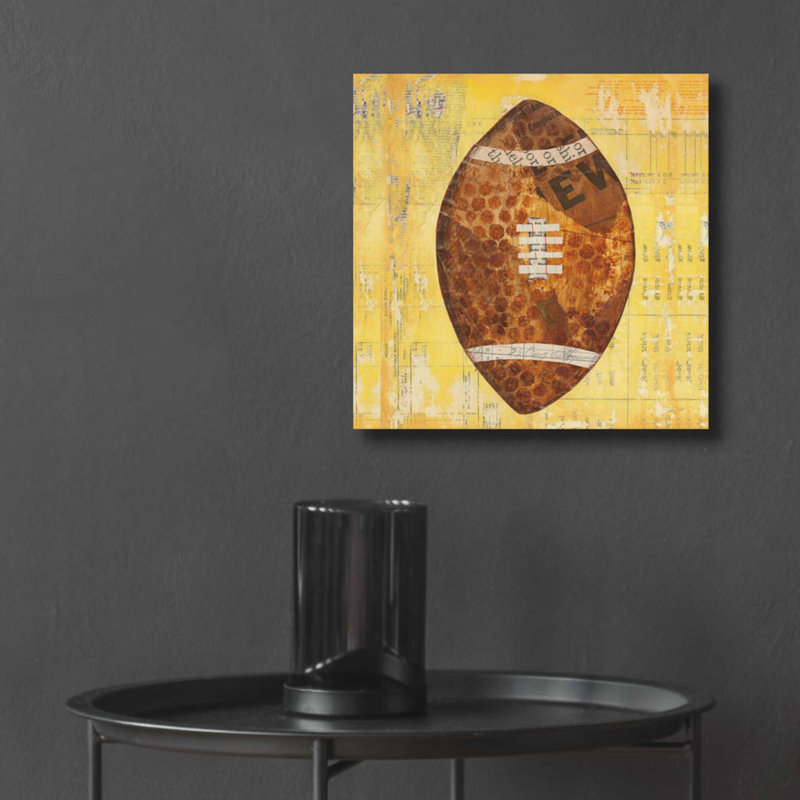 «Play Ball II» par Courtney Prahl, art mural en verre acrylique, H 12 po x l 12 po x P 0,13 po