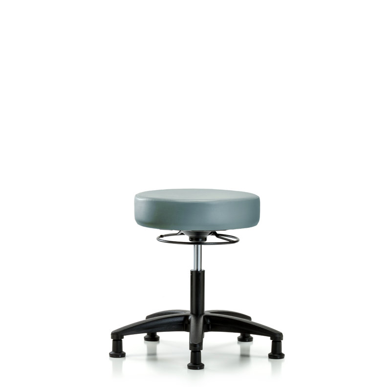 Tabouret de laboratoire réglable en hauteur Khodie, Tempête, 22.5", Noir