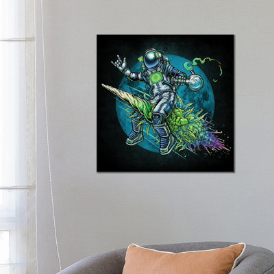 Fly Me To The Moon. - Framed Wall Art Print