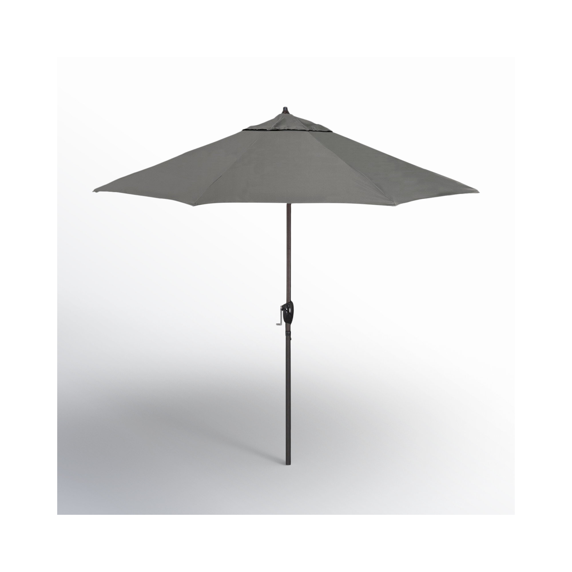 9' Market Sunbrella Umbrella, Canvas Charcoal Sunbrella® Canvas