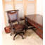 Sammy Leather Swivel Side Chair-280147644
