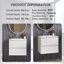 Meuble-lavabo mural 24 po avec lavabo en céramique et trois trous de robinet-1320024771
