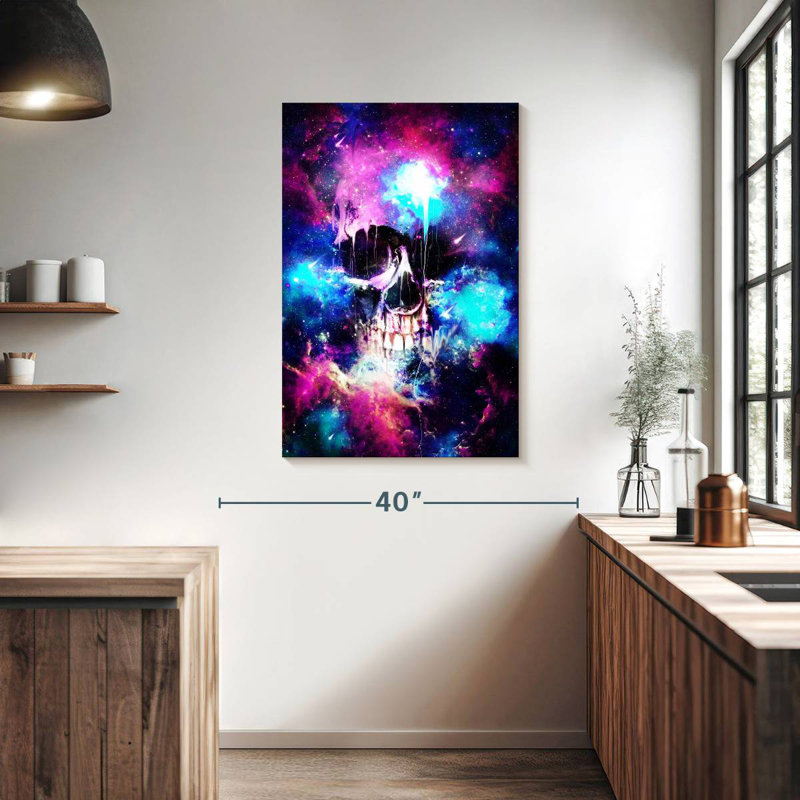 Crâne de l'espace Kerner I, H 39 po x l 26 po