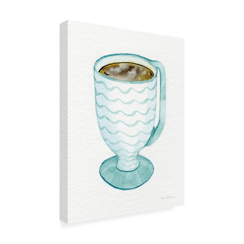 " Coffee Break Element V " by Kathleen Parr McKenna, 19" H x 14" W x 2" D