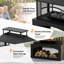 Rectangle Steel Charcoal Smokeless Fire Pit 