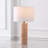 Jillianna Round Marble Table Lamp