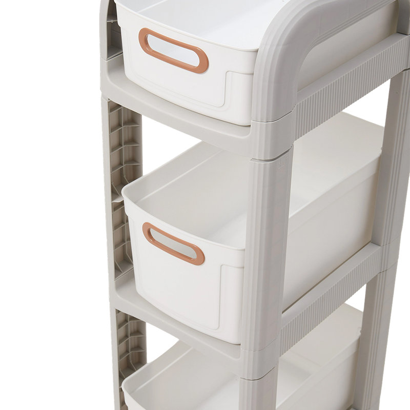 112.5cm H x 25cm W Utility Cart with Wheels