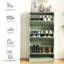 Armoire à chaussures élégante, étagère à chaussures fonctionnelle, unité de rangement pour chaussures, rangement de rangement peu encombrant-495710437