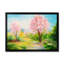 River in Spring Forest - reproduction d'art sur toile-1823979678-1823979652