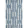 Hazen Hand Tufted Wool Geometric Area Rug in Blue