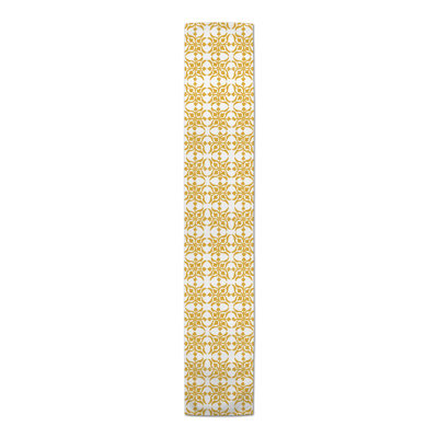 Aleksis Rectangle Damask Polyester Table Runner
