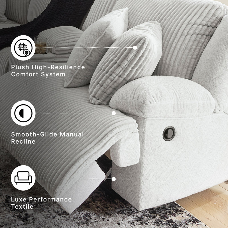Nakayah Recliner, Gray