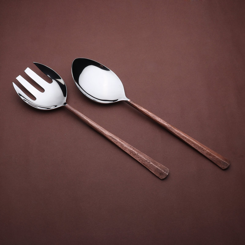 Ayasha Stainless Steel Salad Servers