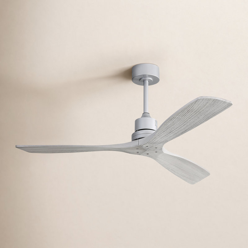 Ventilateur de plafond 3 pales standard Nicola, Argenté / argenté