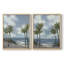 Impression encadrée Coastal Palm Tree I-Premium - prêt à être accroché - aucun clou requis - aucun clou requis-1019504452-1019504453