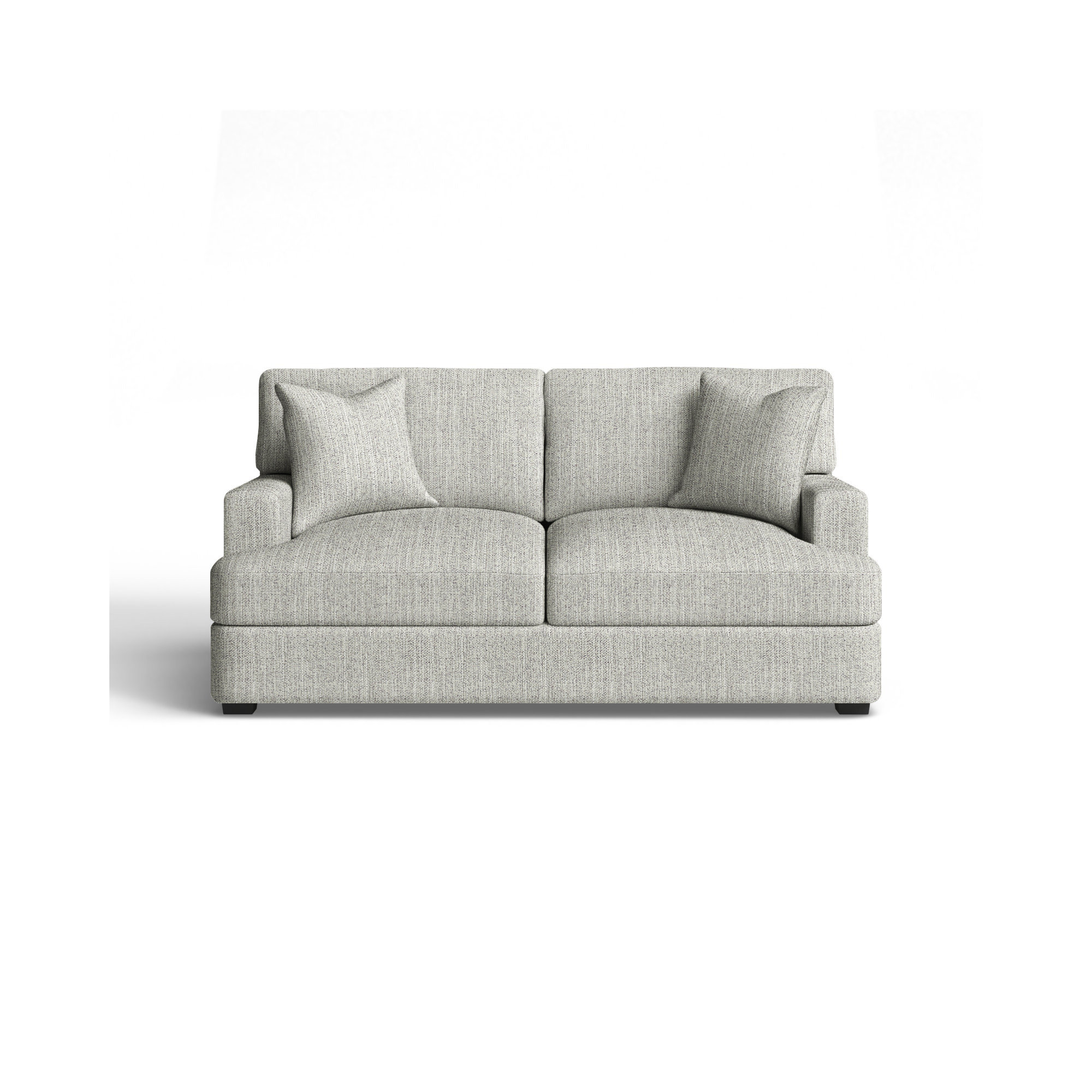 Emilio 65'' Upholstered Loveseat, Beat Ash Performance