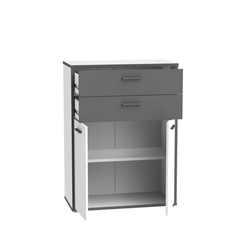 Bibeau 84.5cm Wide 2 -Drawer File Cabinet