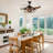 Caronni 48'' Retractable Blades Ceiling Fan with Remote Control and Light Kit Included-2037490188