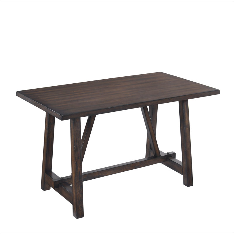Kaelyn Dark Oak Finish Dining Table