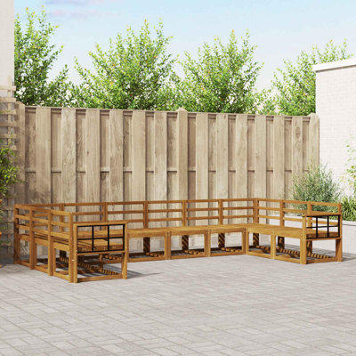 363cm Wide Patio Sectional Set