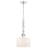 Berrin 1 - Light Satin Platinum Single Pendant