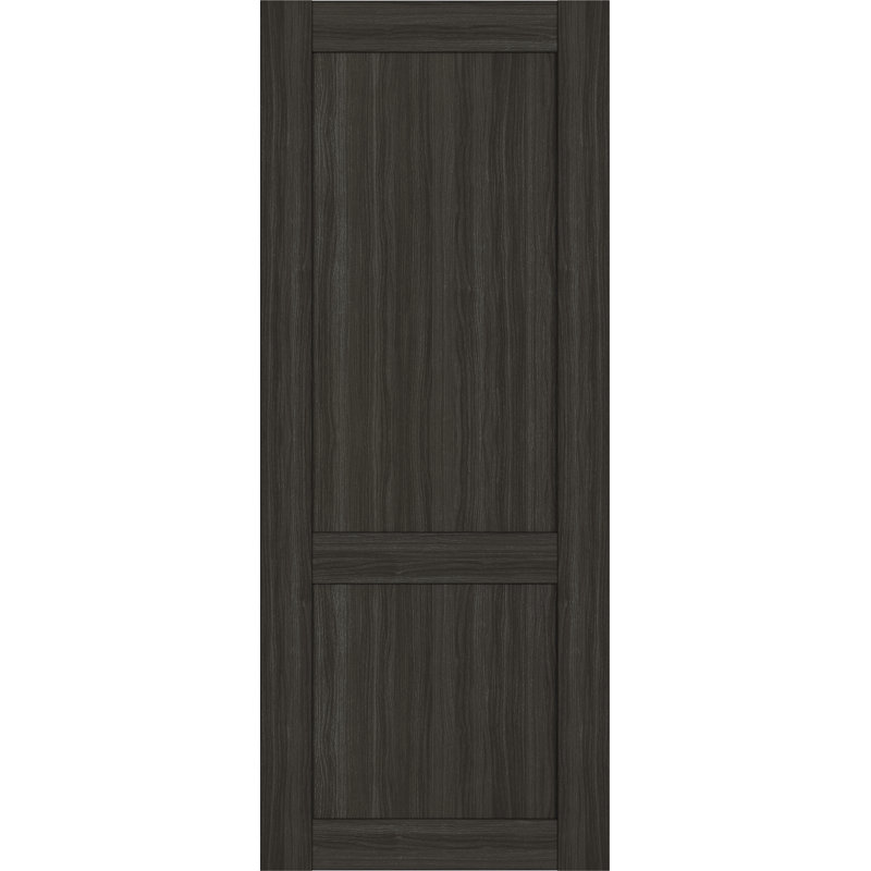 Panelled Prefinished Standard Door, Gray Oak, 27.75" x 79.37"
