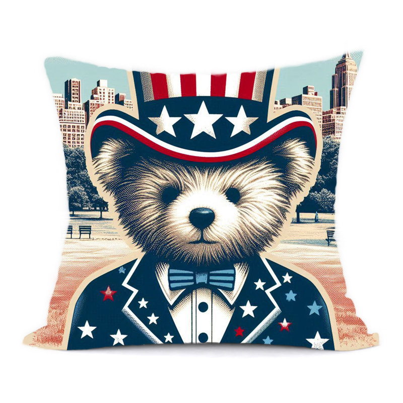 Abstract Throw Pillow